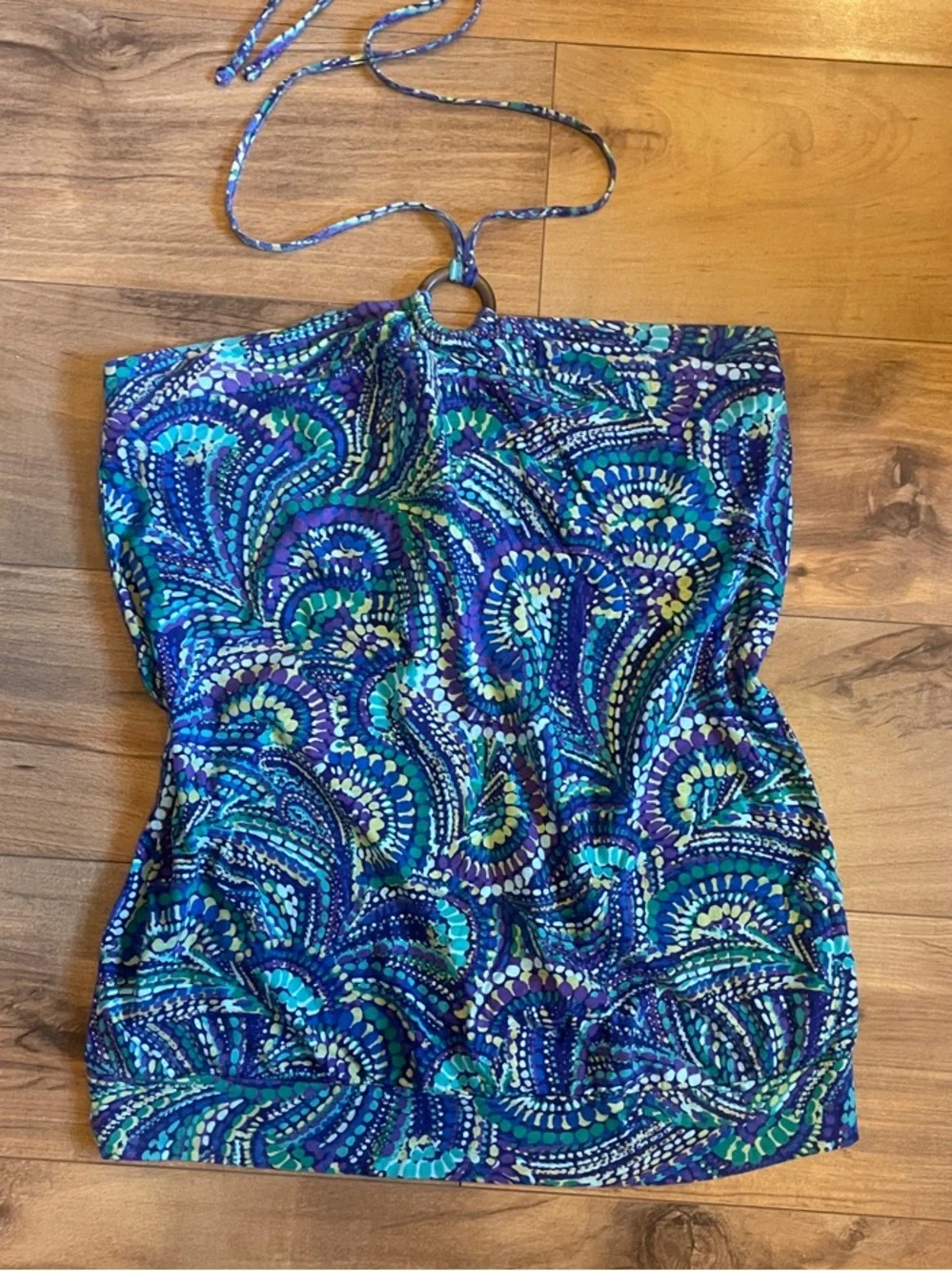 GAP Blue, Teal & Purple Paisley printed summer tank